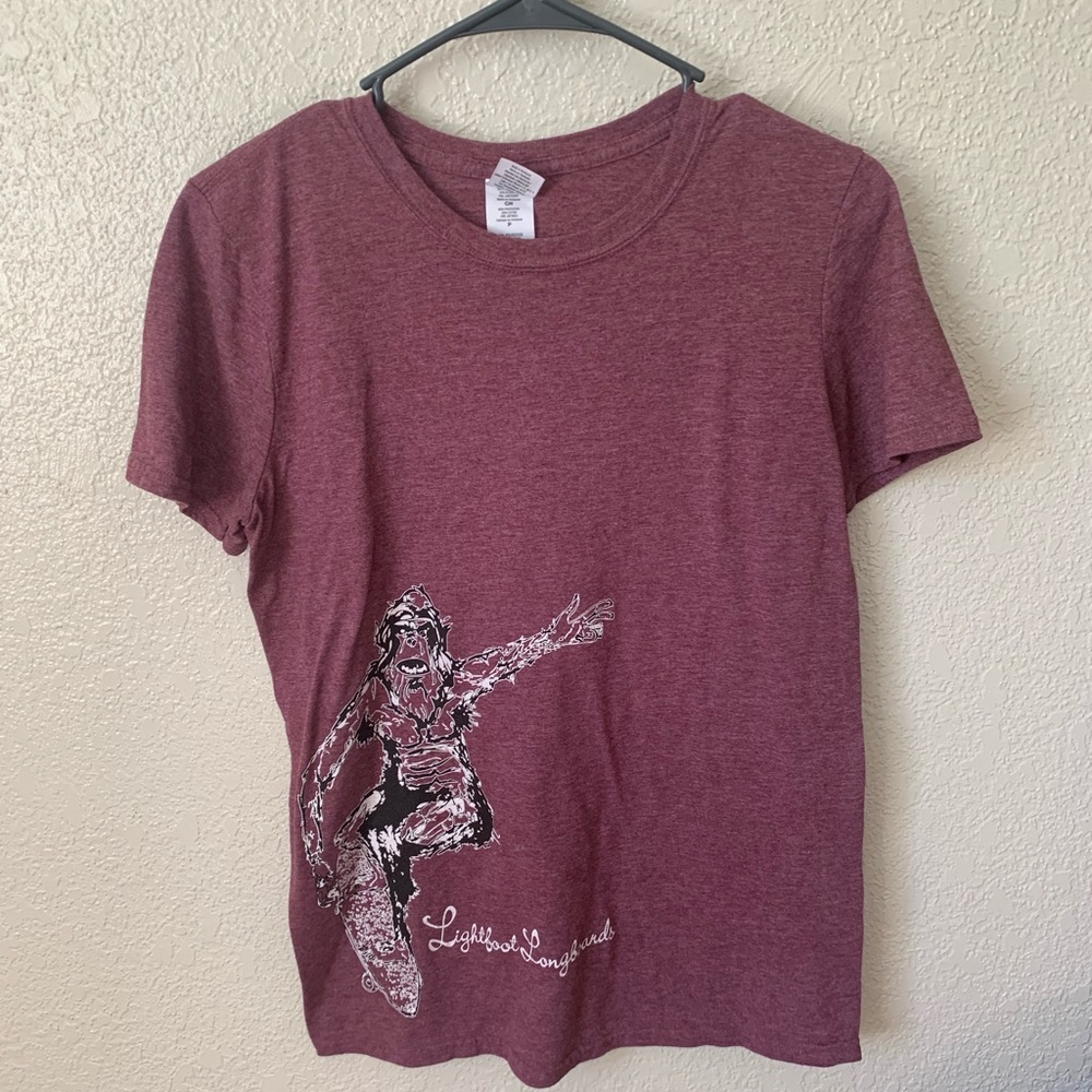 Light foot Longboards t shirt